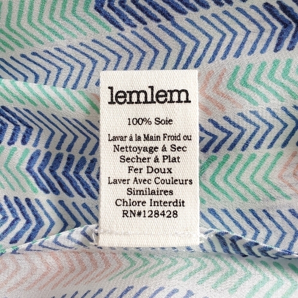 New Lemlem Gigi 100% Silk Short Sweepy Royal Blue Maxi Dress Size NWT Large - Picture 16 of 16